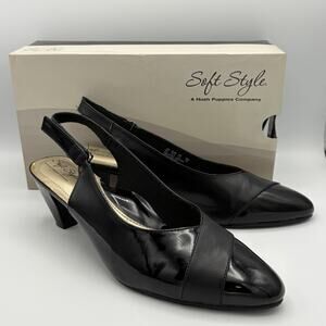 Soft Style by Hush Puppies Dagmar Slingback Pump Black US Women's 9.5M